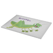 Steekgroene dolle cartoon snijplank (Hoek)