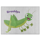 Steekgroene dolle cartoon snijplank (Voorkant)