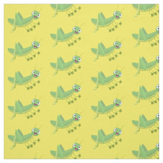 Steekgroene dolle cartoon stof (Swatch)