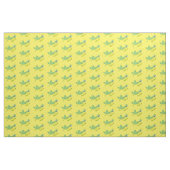 Steekgroene dolle cartoon stof (Fat Quarter)