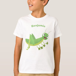 Steekgroene dolle cartoon t-shirt