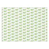 Steekgroene dolle cartoon tafelkleed (Voorkant (Horizontaal))