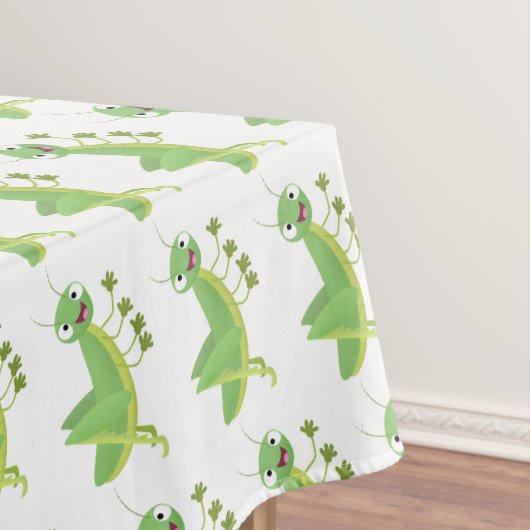 Steekgroene dolle cartoon tafelkleed (Voorbeeld)