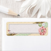 Steekjes, Knopen & Lint Shabby Chic Roze Etiket (Insitu)