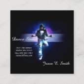 Steekproef bedrijfs het Roepen Kaart-Dance Studio Contactkaartje (Voorkant)