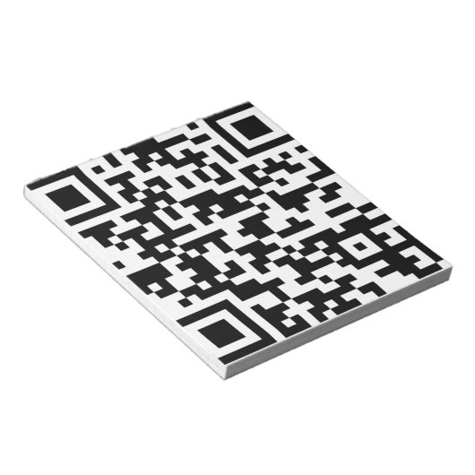 Steekproef Bitmunt QR-code Notitieblok (Schuin)