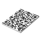 Steekproef Bitmunt QR-code Notitieblok (Linkerzijde)