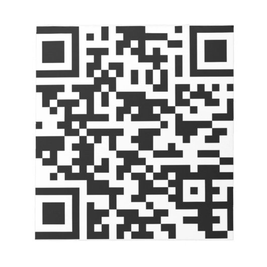 Steekproef Bitmunt QR-code Notitieblok (Voorkant)