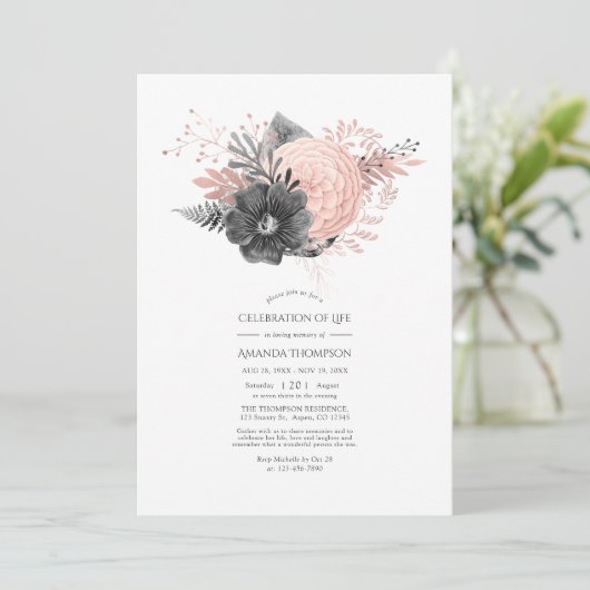 Steekproef- en houtskool kaart (Staand voorkant)