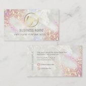 Steekproef holografisch geparfumeerde pasta visitekaartje (Voorkant / Achterkant)