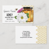 Steekproef honingbijen visitekaartje (Voorkant / Achterkant)