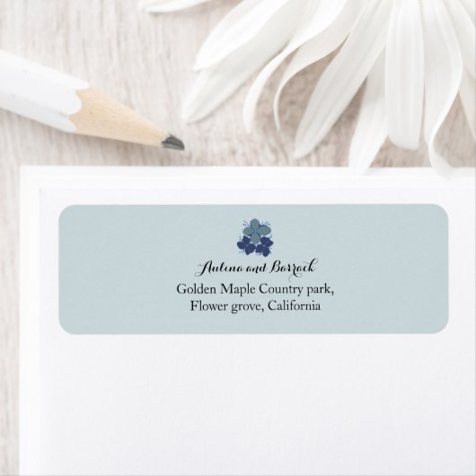 Steekproef klassiek stoffig groen etiket (Insitu)