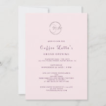 Steekproef Lichte Roze Minimale Bedrijfs het Opene