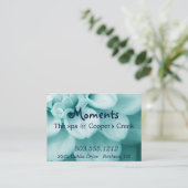 Steekproef spa visitekaartje (Staand voorkant)