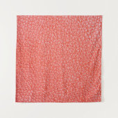 Steekproef van oranje lederbekleding wandkleed (Voorkant (horizontaal))
