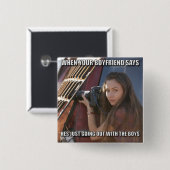 Steekproef Vierkante Button 5,1 Cm (Voorkant /achterkant)