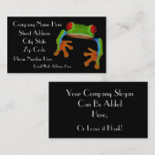 Steekproef Visitekaartje boomkikker1 (Voorkant / Achterkant)