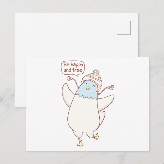 Steekproefduif Briefkaart (Voorkant / Achterkant)