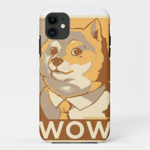 Steekproefgesprek met Doge WOW-telefoon iPhone 11 Hoesje