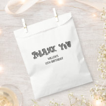 Steekproefjongen 13de Verjaardagspartij Dank u