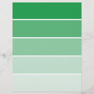 Steekproeven met heldere groene verf