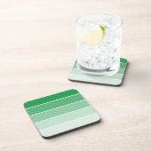 Steekproeven met heldere groene verf drankjes onderzetter (Rechterzijde)