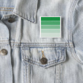 Steekproeven met heldere groene verf vierkante button 5,1 cm (In situ)