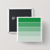 Steekproeven met heldere groene verf vierkante button 5,1 cm (Voorkant /achterkant)