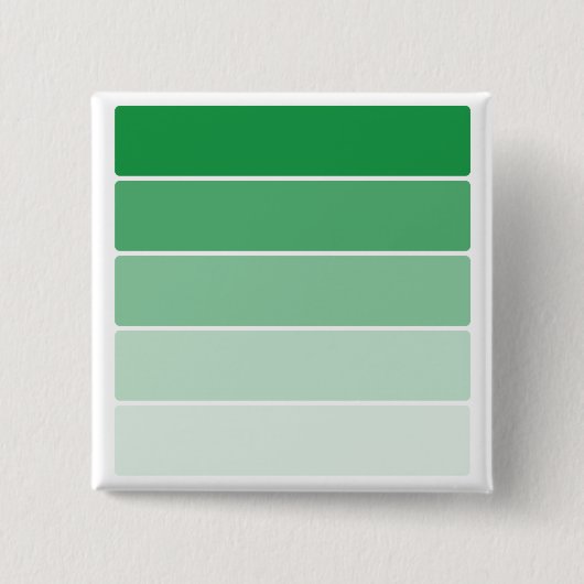 Steekproeven met heldere groene verf vierkante button 5,1 cm (Voorkant)