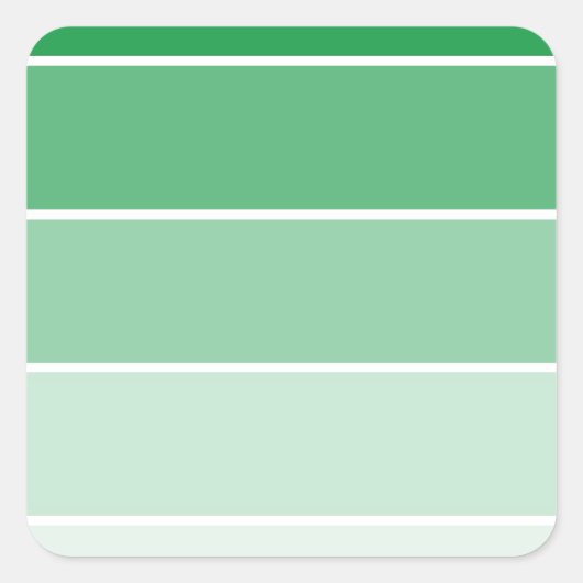 Steekproeven met heldere groene verf vierkante sticker (Voorkant)