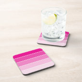Steekproeven met roze verf drankjes onderzetter (Rechterzijde)