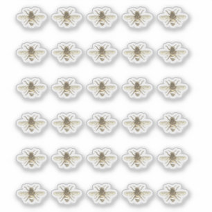 Steekproeven van de imker van Honeybee Sticker
