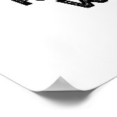 Steekpuns zijn een zeldzaam medium, goed geklaard  poster (Hoek)