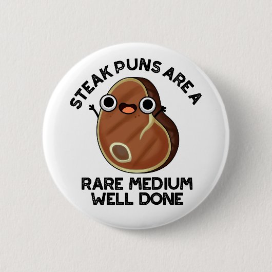 Steekpuns zijn een zeldzaam medium, goed geklaard  ronde button 5,7 cm (Voorkant)