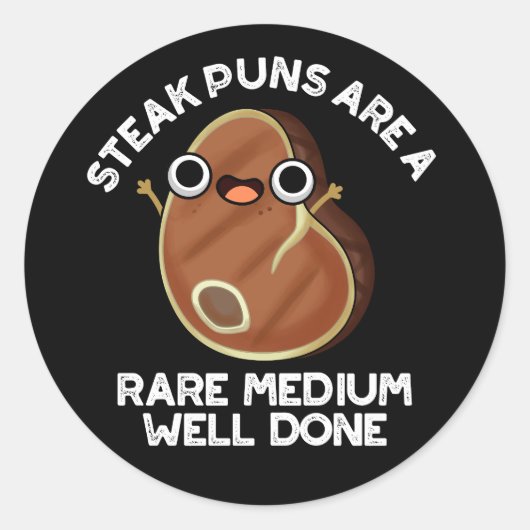 Steekpuns zijn een zeldzaam middelgoed doordachte  ronde sticker (Voorkant)