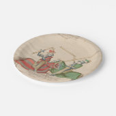 steekridders papieren bordje (Gekanteld)