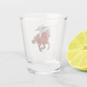 Steekspel Ridder Shot Glas (Achterkant)