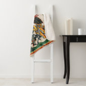 Steekspel voor mijn dames sherpa deken (In situ)