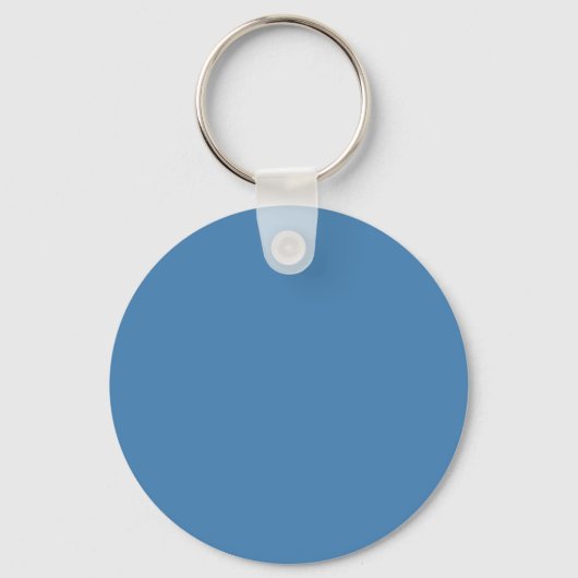 Steel Blue 4682B4 Color - Een naamoptie toevoegen Sleutelhanger (Voorkant)