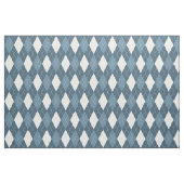 Steel Blue and White Argyle Pattern Stof (Fat Quarter)