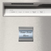 Steel Blue Metal Lijst magneet (Insitu (Vaatwasser))