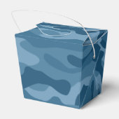 Steel Blue Monocolor Camo Bedankdoosjes (Achterkant)