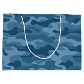 Steel Blue Monocolor Camo Groot Cadeauzakje (Achterkant)