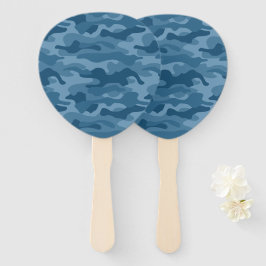 Steel Blue Monocolor Camo Handwaaier