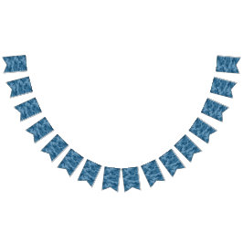 Steel Blue Monocolor Camo Vlaggetjes