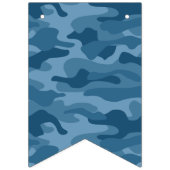 Steel Blue Monocolor Camo Vlaggetjes (Eerste vlag)