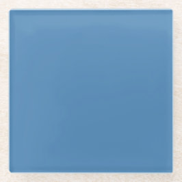 Steel Blue Square Glass Onderzetter Glazen Onderzetter