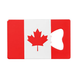 Steel Bottle Opener met vlag van Canada Creditkaart Flessenopener