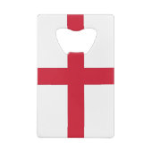 Steel Bottle Opener met vlag van Engeland, VK Creditkaart Flessenopener (Achterkant)