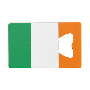 Steel Bottle Opener met vlag van Ierland Creditkaart Flessenopener